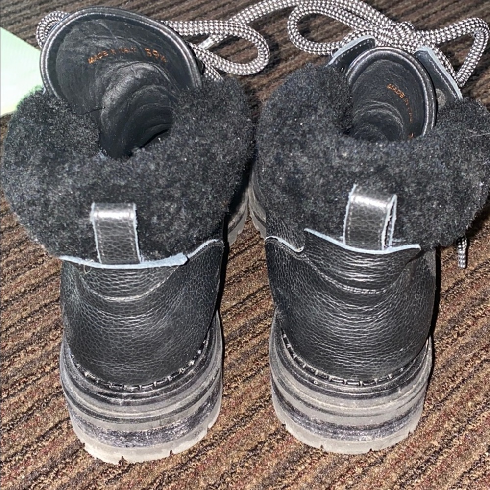 M. GEMI black fur boots - Picture 3 of 4